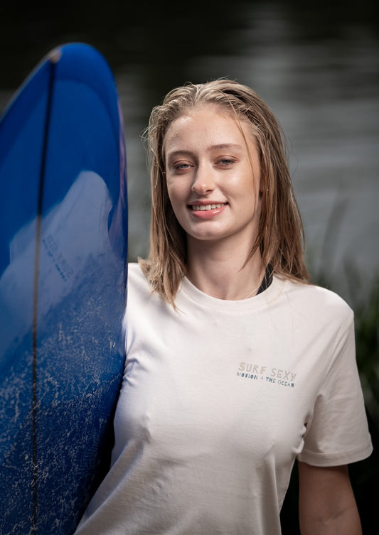 Surf Sexy Vintage White Action Shirt