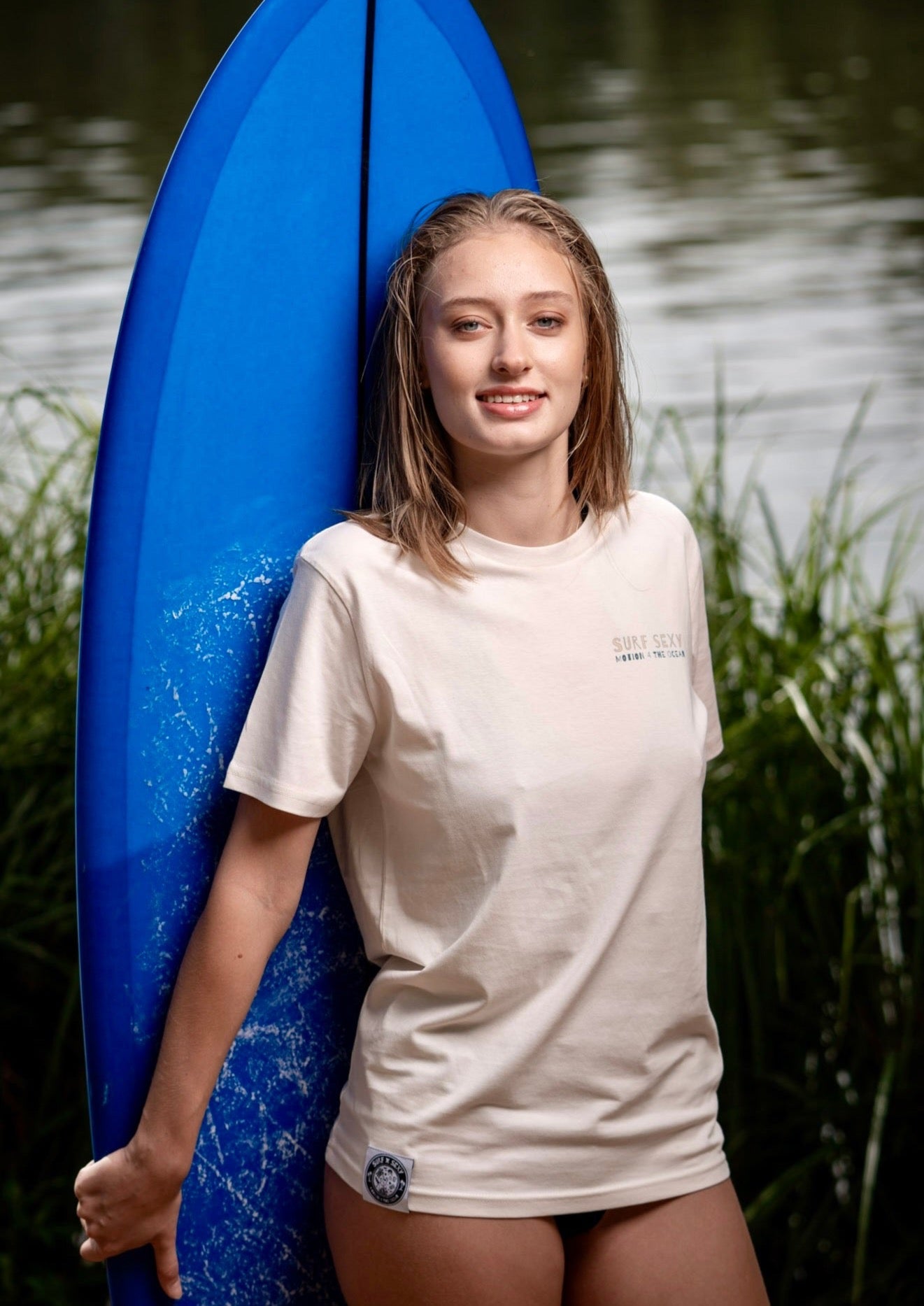 Surf Sexy Vintage White Action Shirt