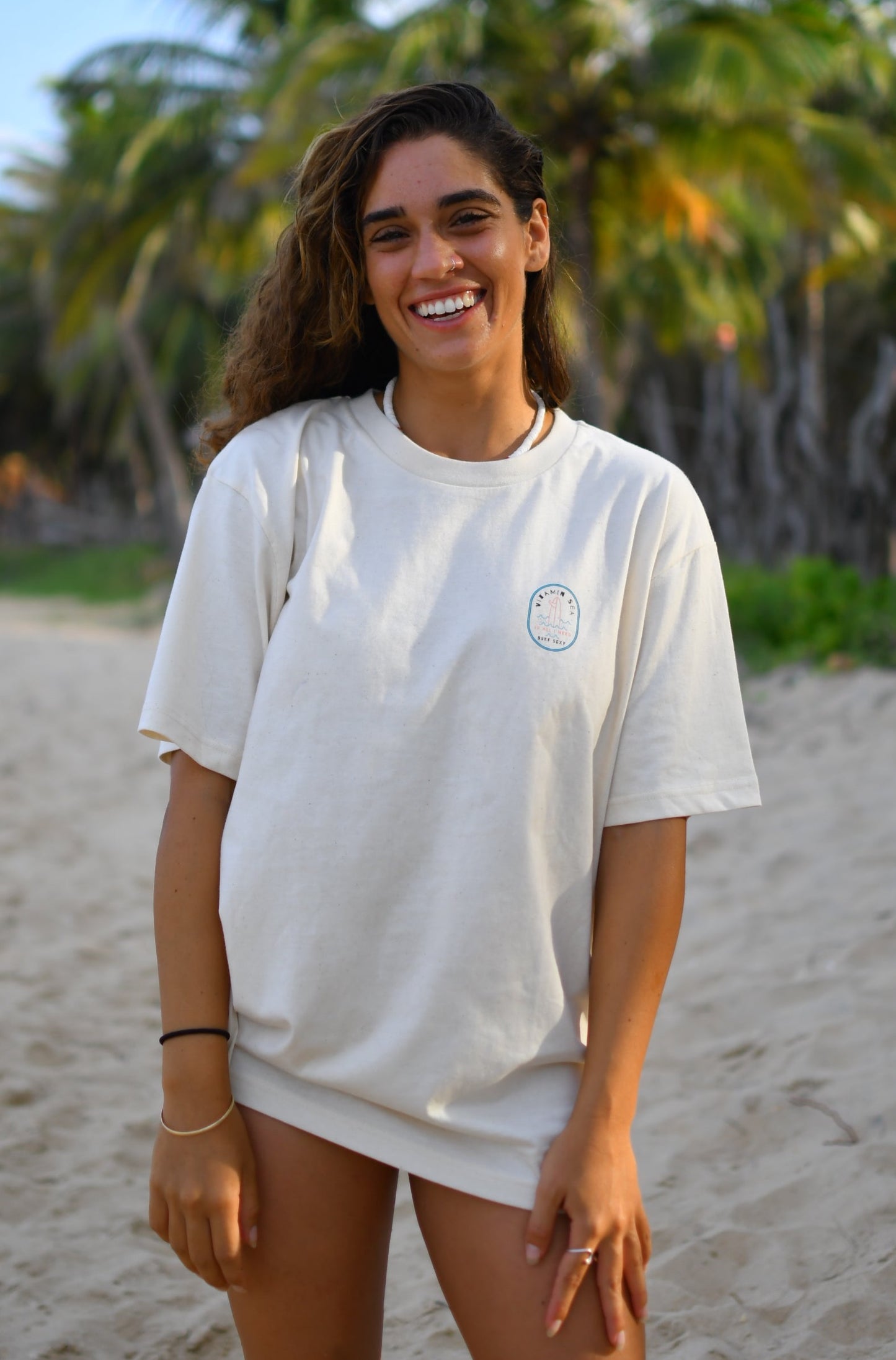 Surf Sexy Ocean Love T-Shirt "Natural Raw Cotton"