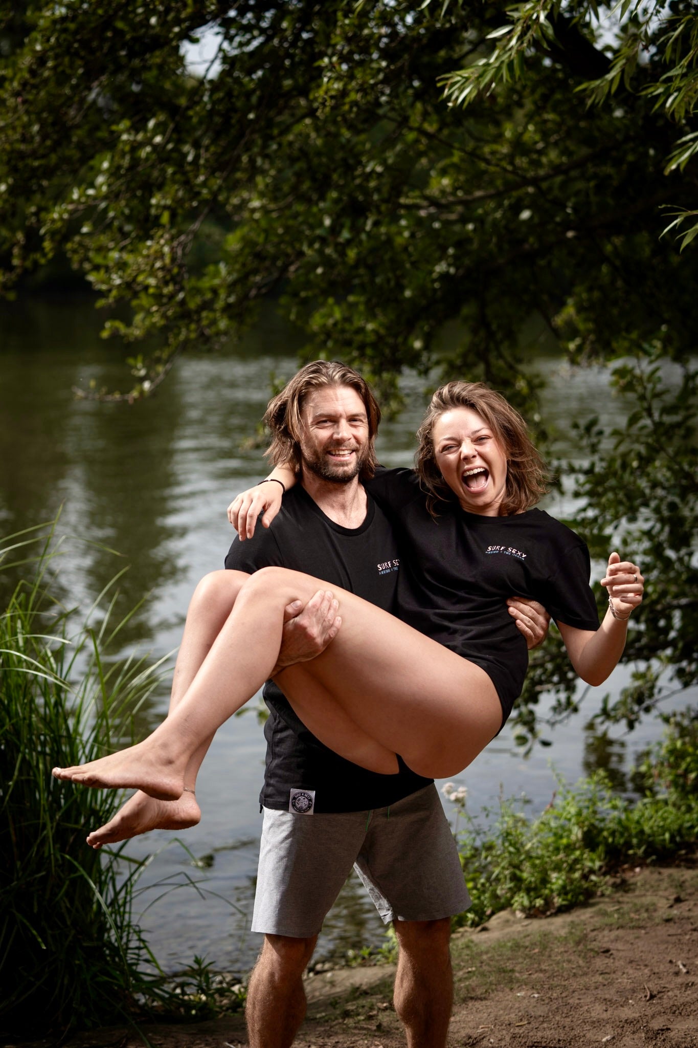 Surf Sexy Black Action Shirt