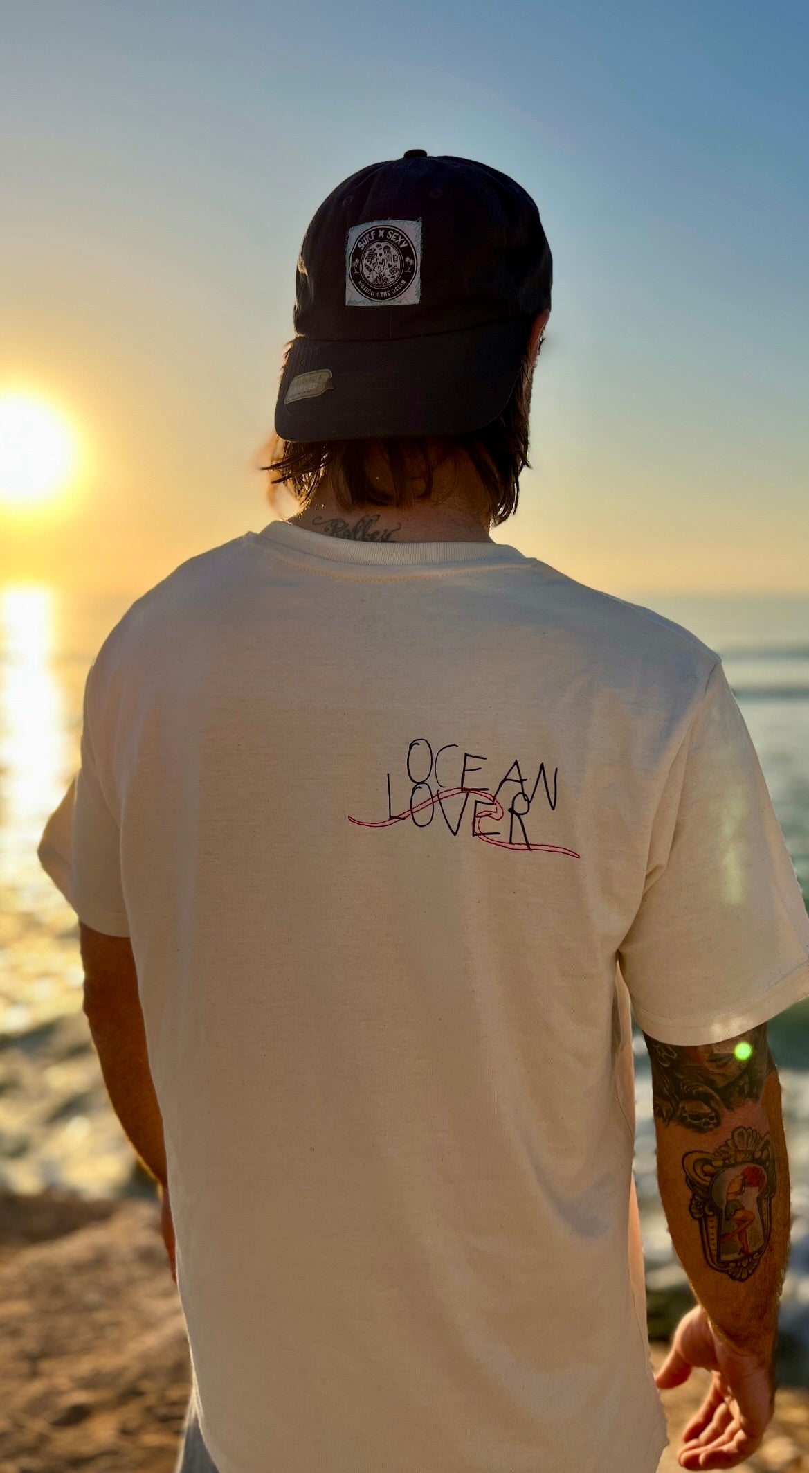 Surf Sexy Recycelt Cap / Grey and Blue